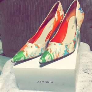 Multi-Colored Nine West Heel